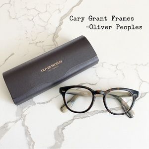 Oliver Peoples CARY GRANT Eyeglass Frames in HORN unisex